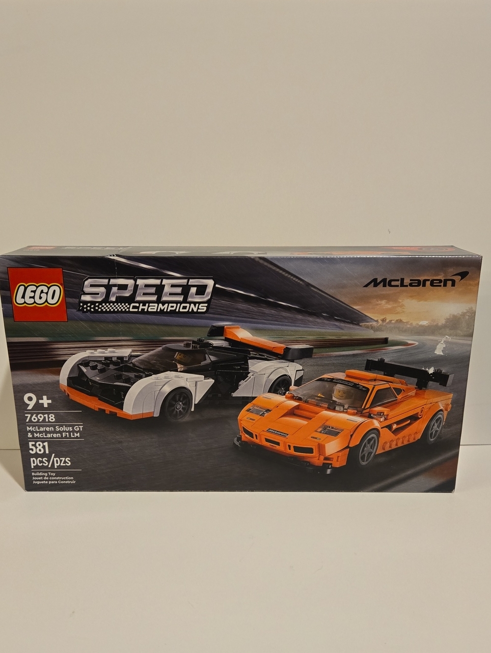 Lego Speed Champions McLaren Solus GT & McLaren F1 LM 76918 NEW SEALED BOX NSB